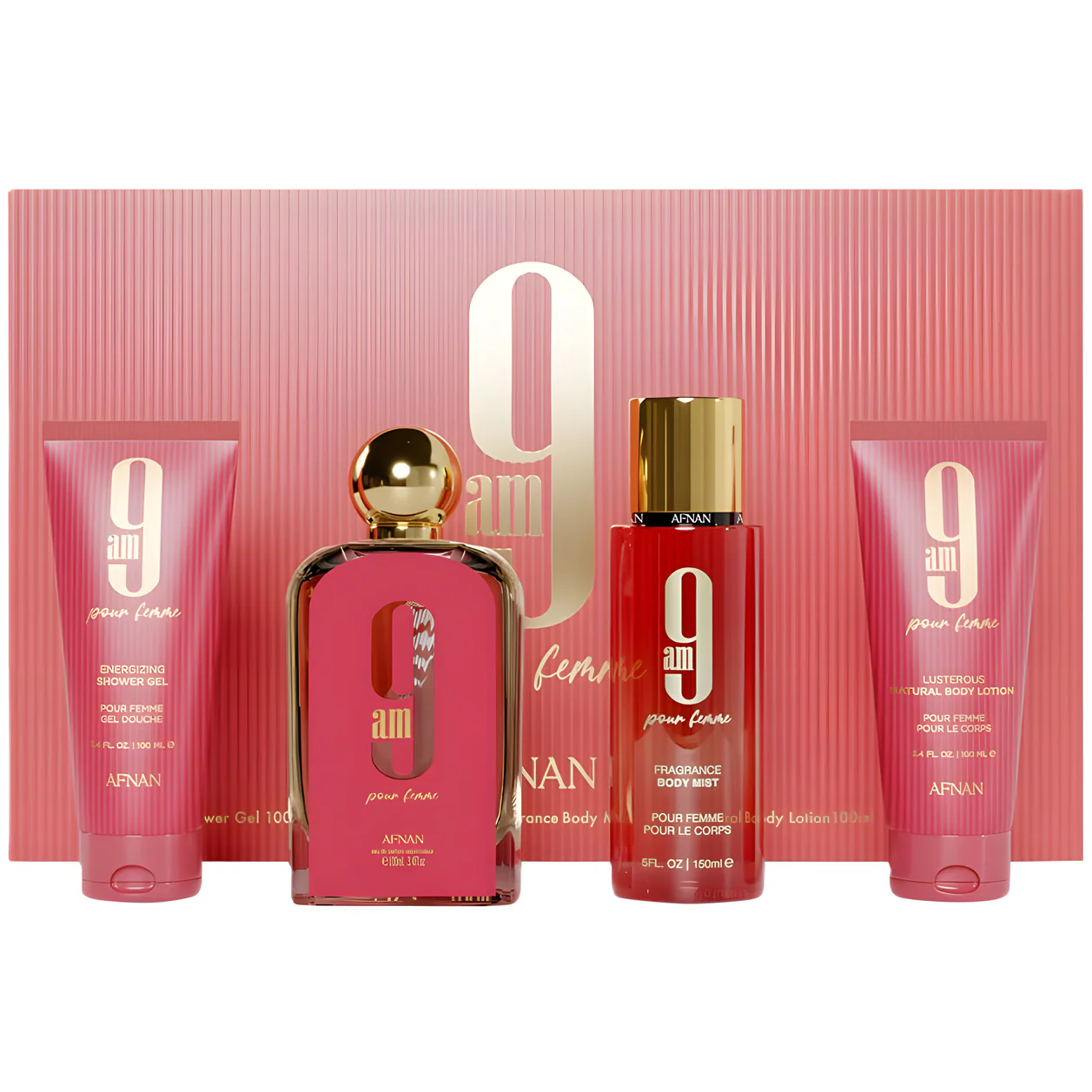 Afnan 9am Pour Femme Gift Set for Women
