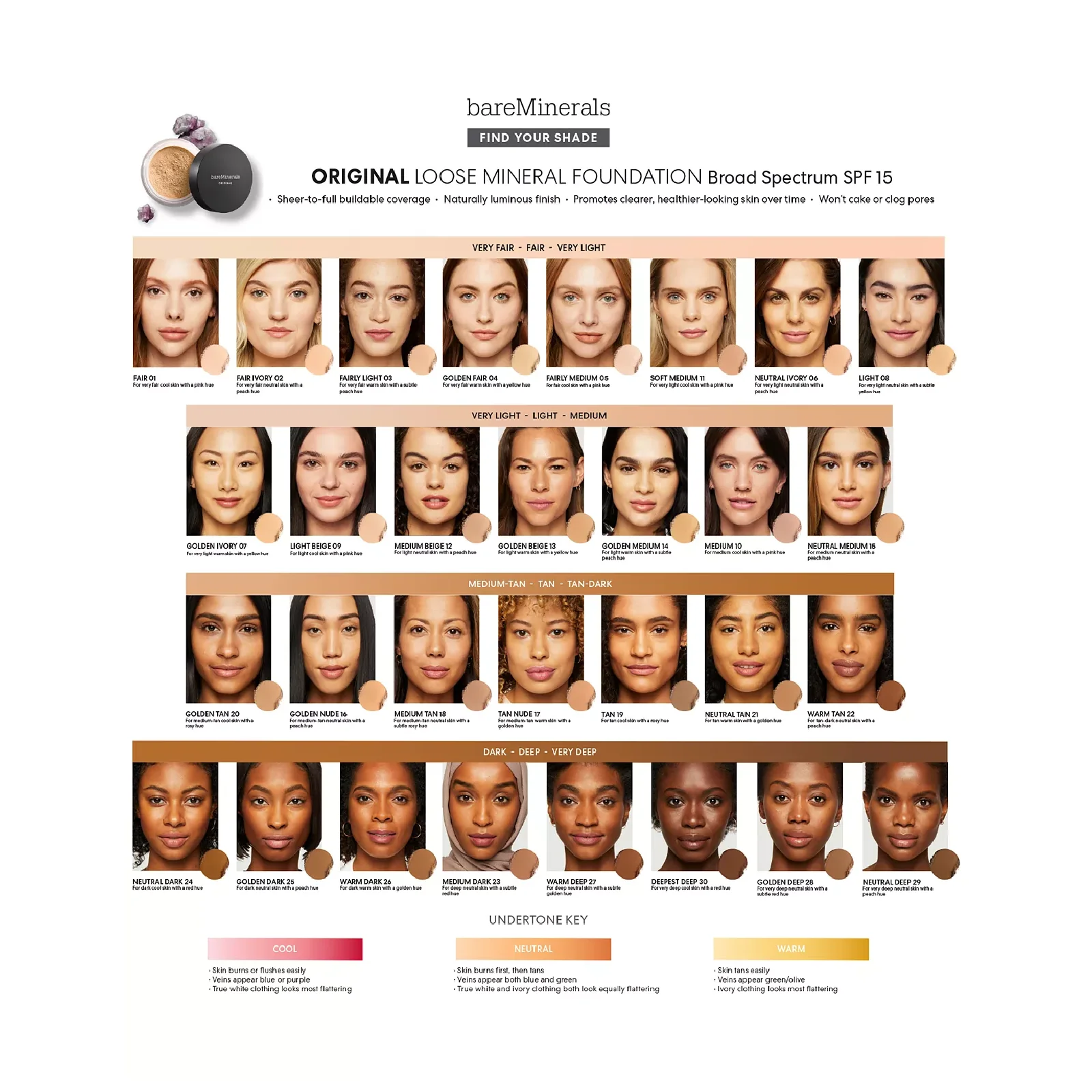 Bareminerals Original Loose Powder Foundation SPF 15 - Image 39