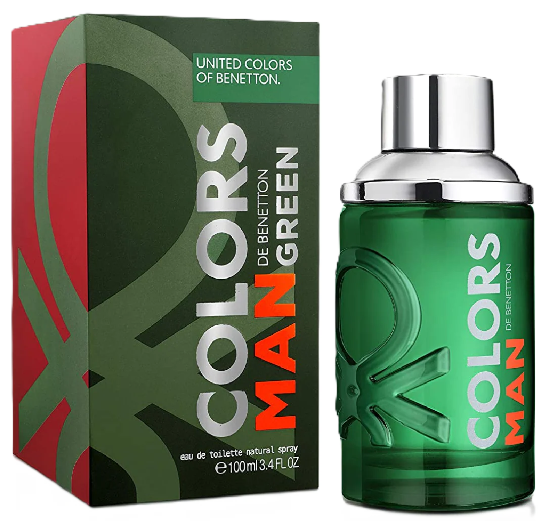 Benetton Colors Man Green Eau de Toilette for Men - Image 2