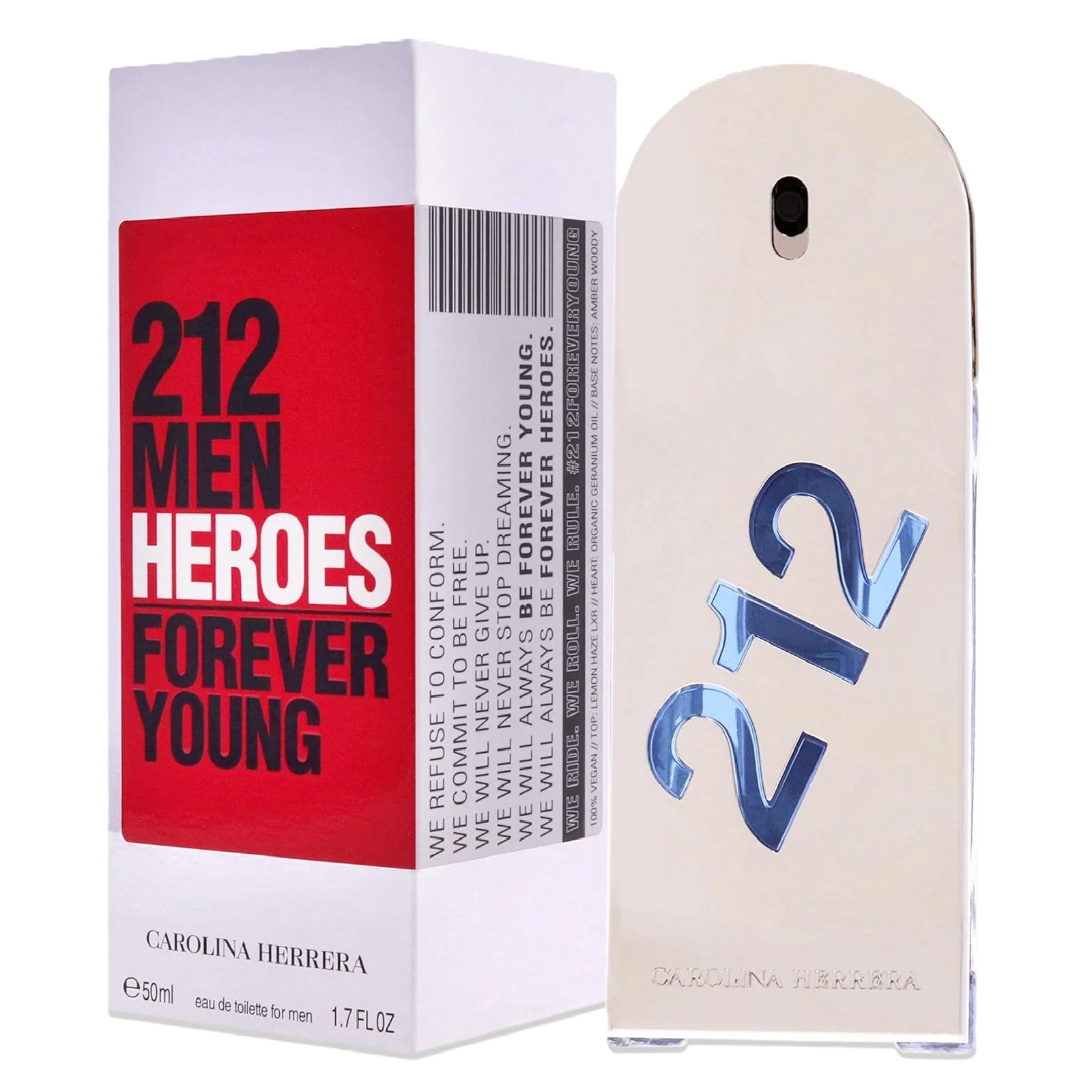 Carolina Herrera 212 Heroes Forever Young Eau de Toilette for Men - Image 4
