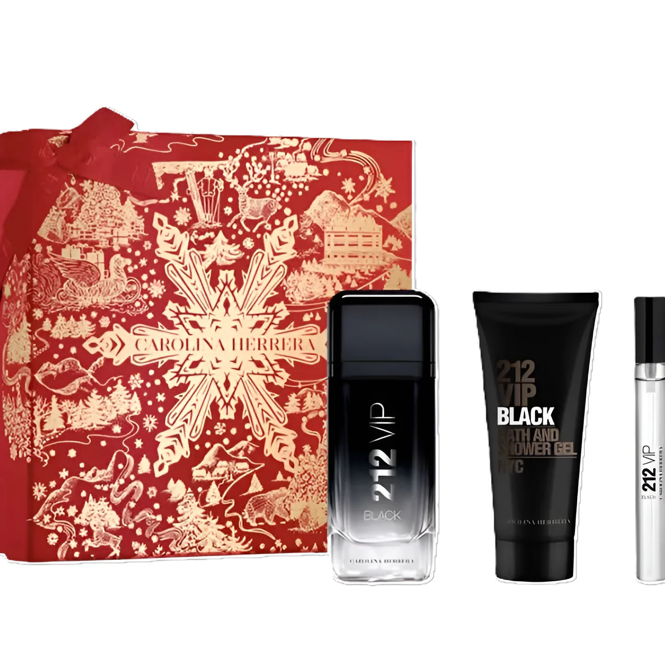 Carolina Herrera 212 Vip Black Gift Set for Men - Image 2