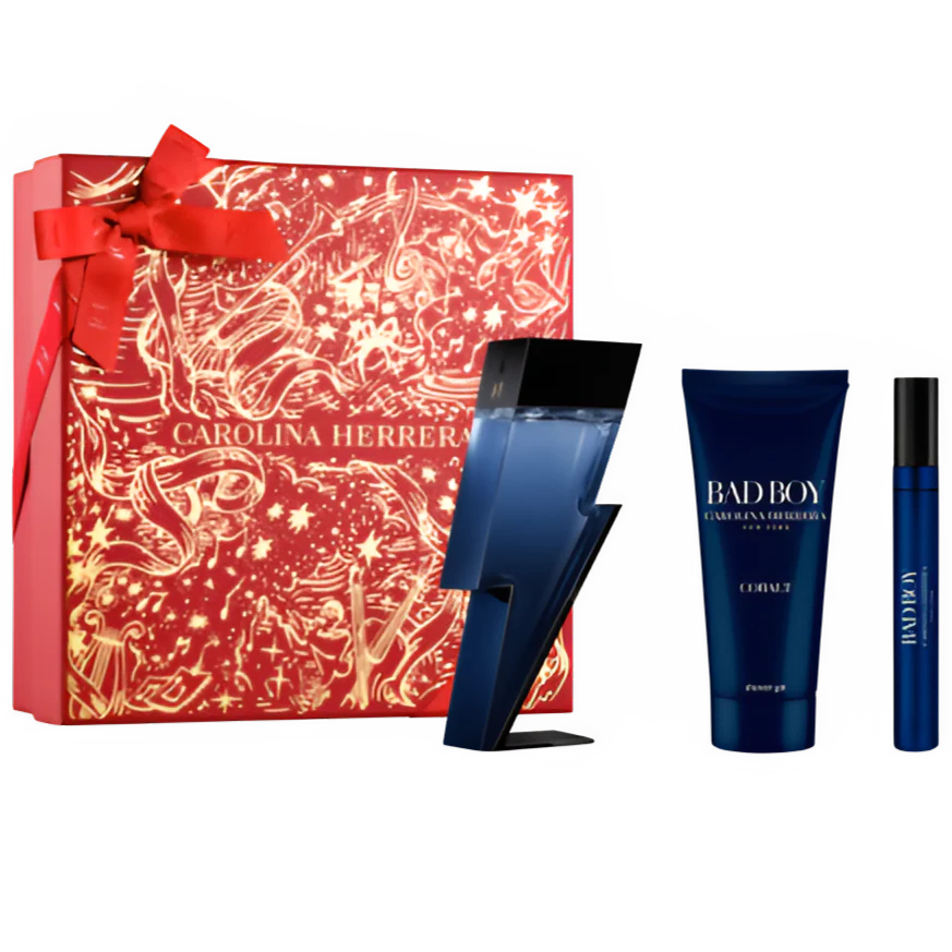 Carolina Herrera Bad Boy Cobalt Gift Set for Men - Image 3