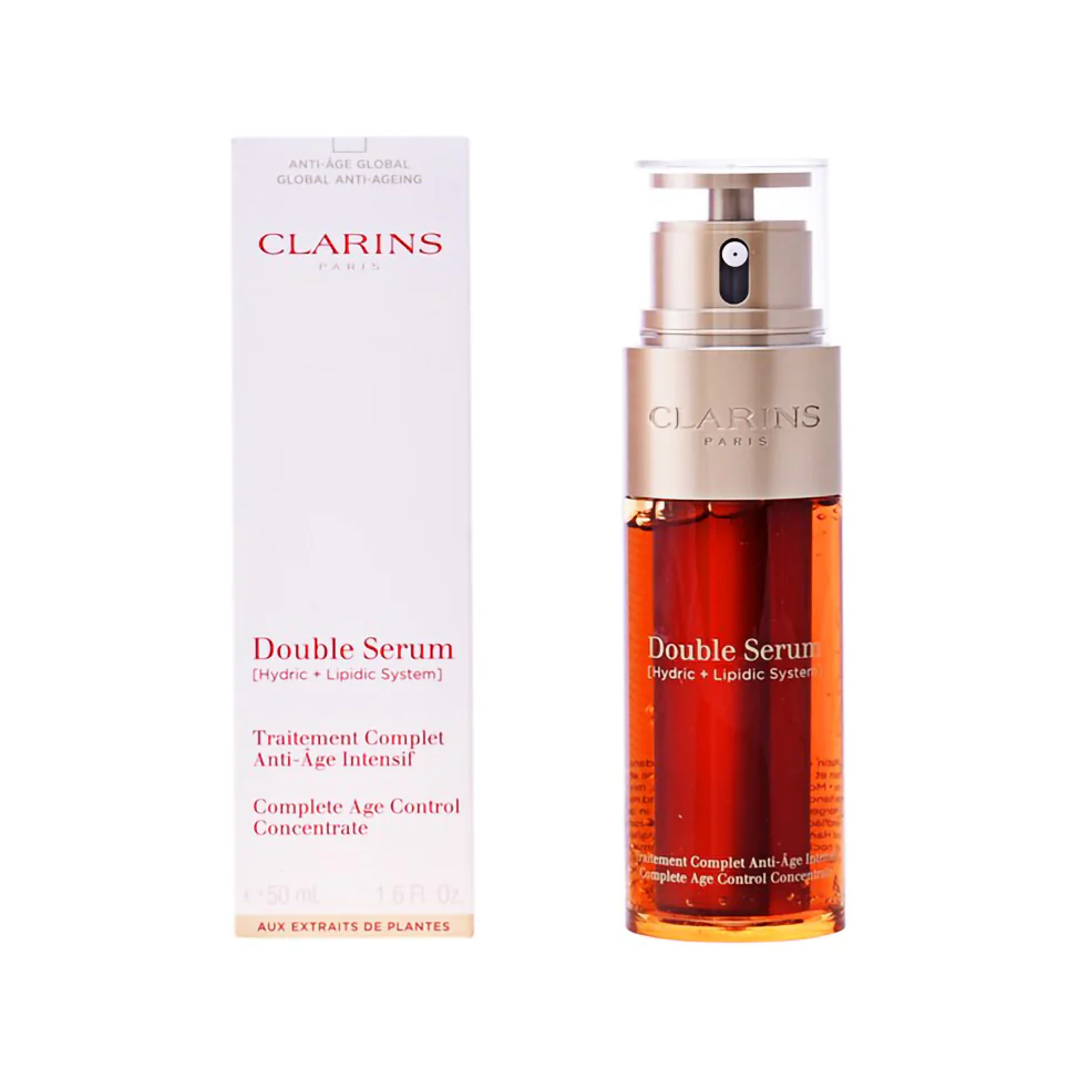 Clarins Double Serum Complete Age Control Concentrate for Women - Image 18
