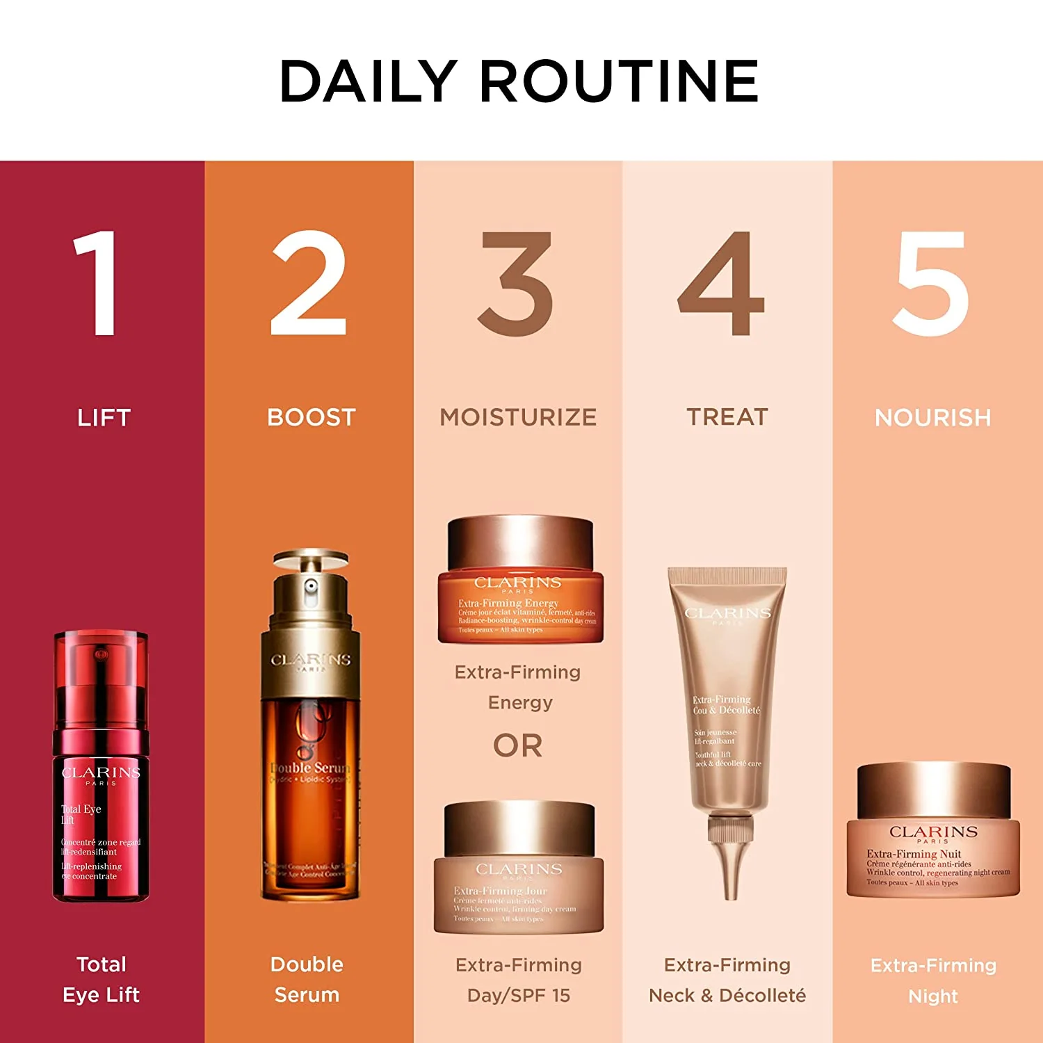 Clarins Extra Firming Energy Radience-Boosting Wrinkle Control for Women - Image 10