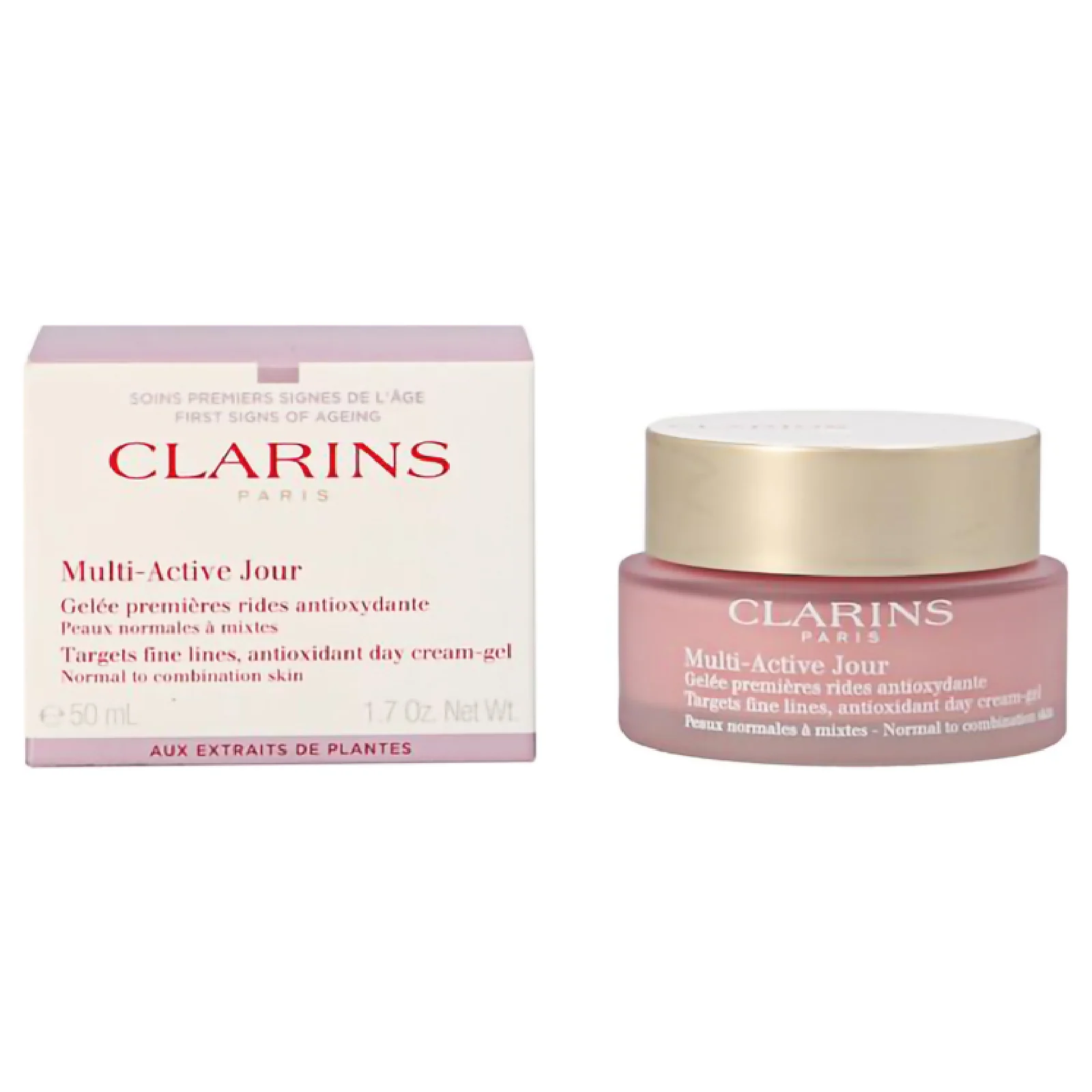 Clarins Multi Active Jour Targets Fine Lines Antioxidant Day Cream for Women - Image 2