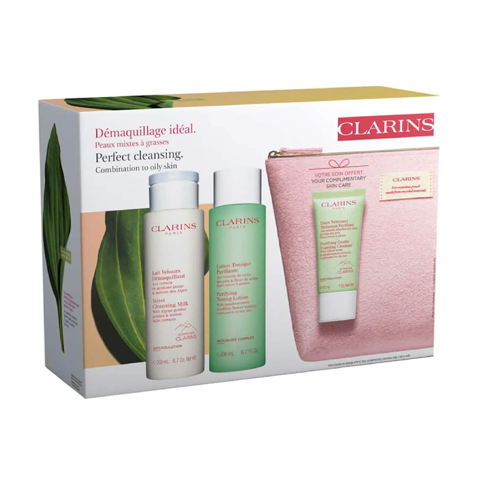 Clarins My Routine Purified Pristine-Clean Skin 4PC Set for Women - Image 2