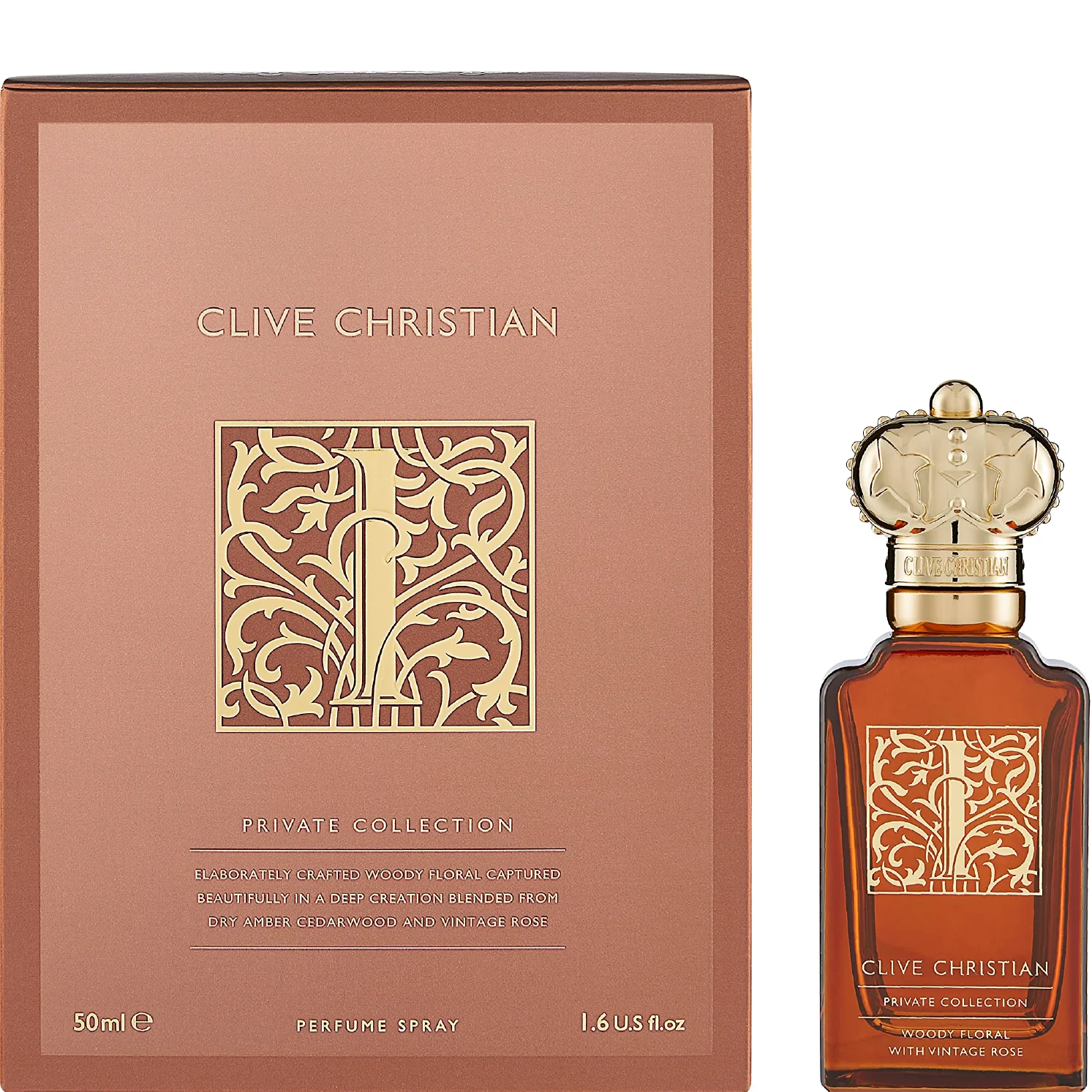 Clive Christian I Woody Floral With Vintage Rose Parfum for Women - Image 2