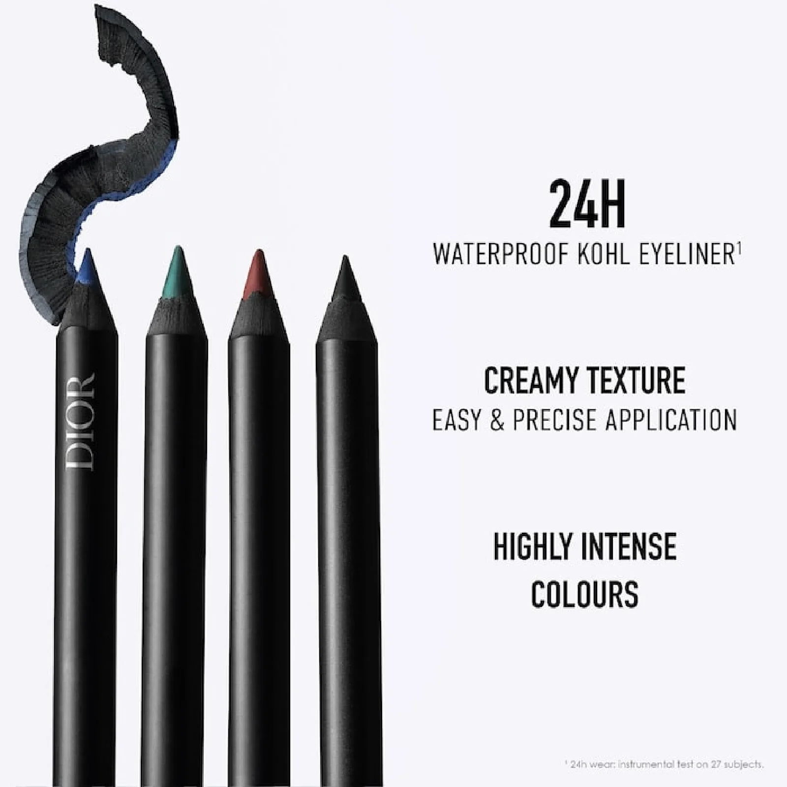 Dior Long Wear Waterproof Eyeliner Pencil With Tip & Sharpener for Women - Image 2