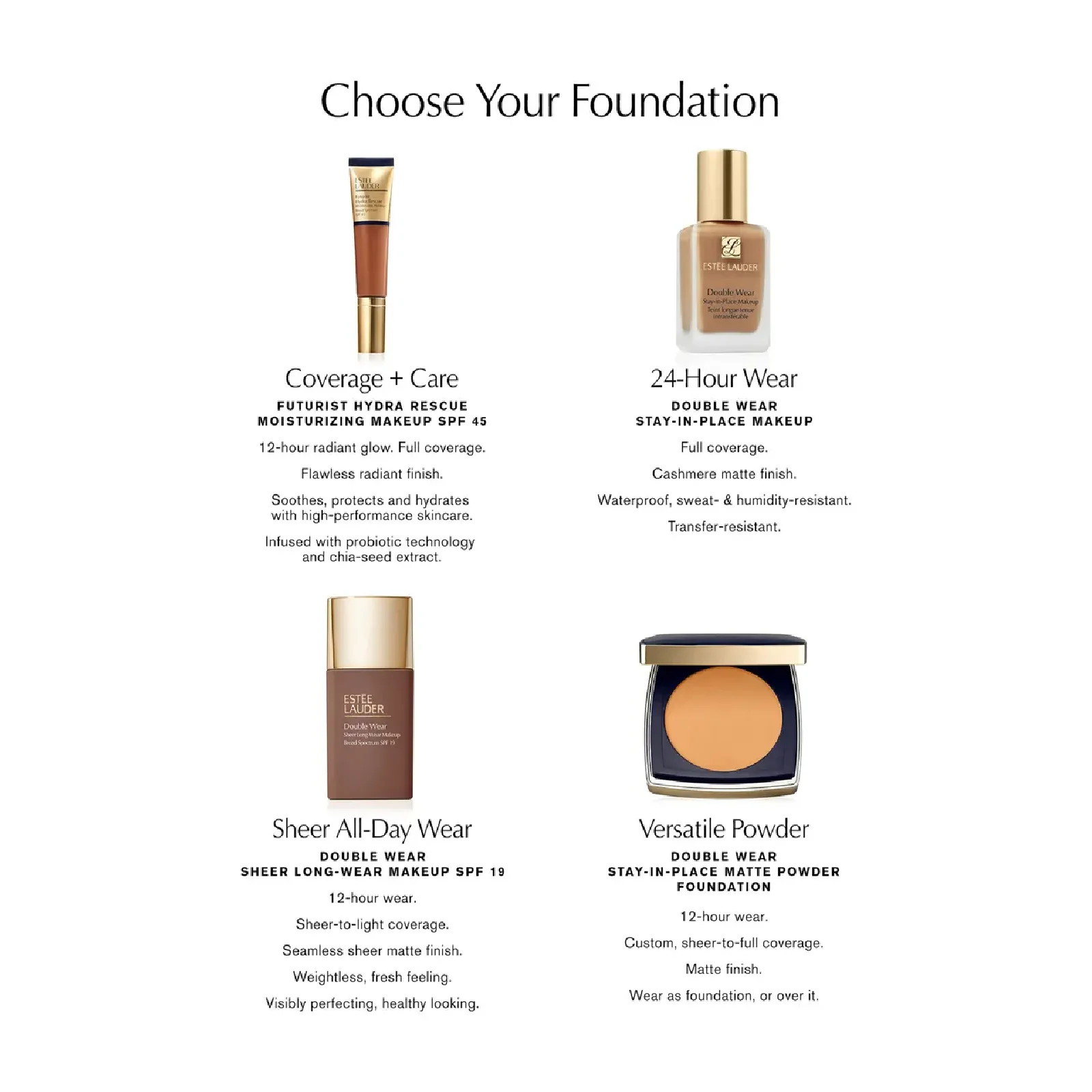 Estee Lauder Double Wear Nude Water Fresh Makeup for Women - Image 7