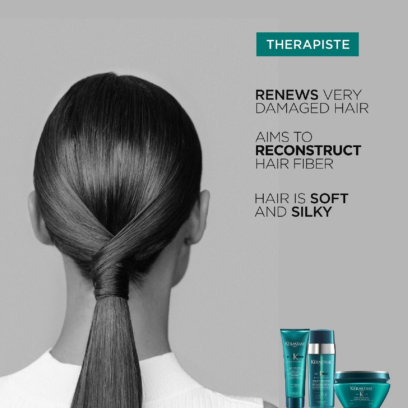Kerastase Resistance Serum Therapiste Dual Treatment Fiber Quality Renewal Care for Women - Image 4