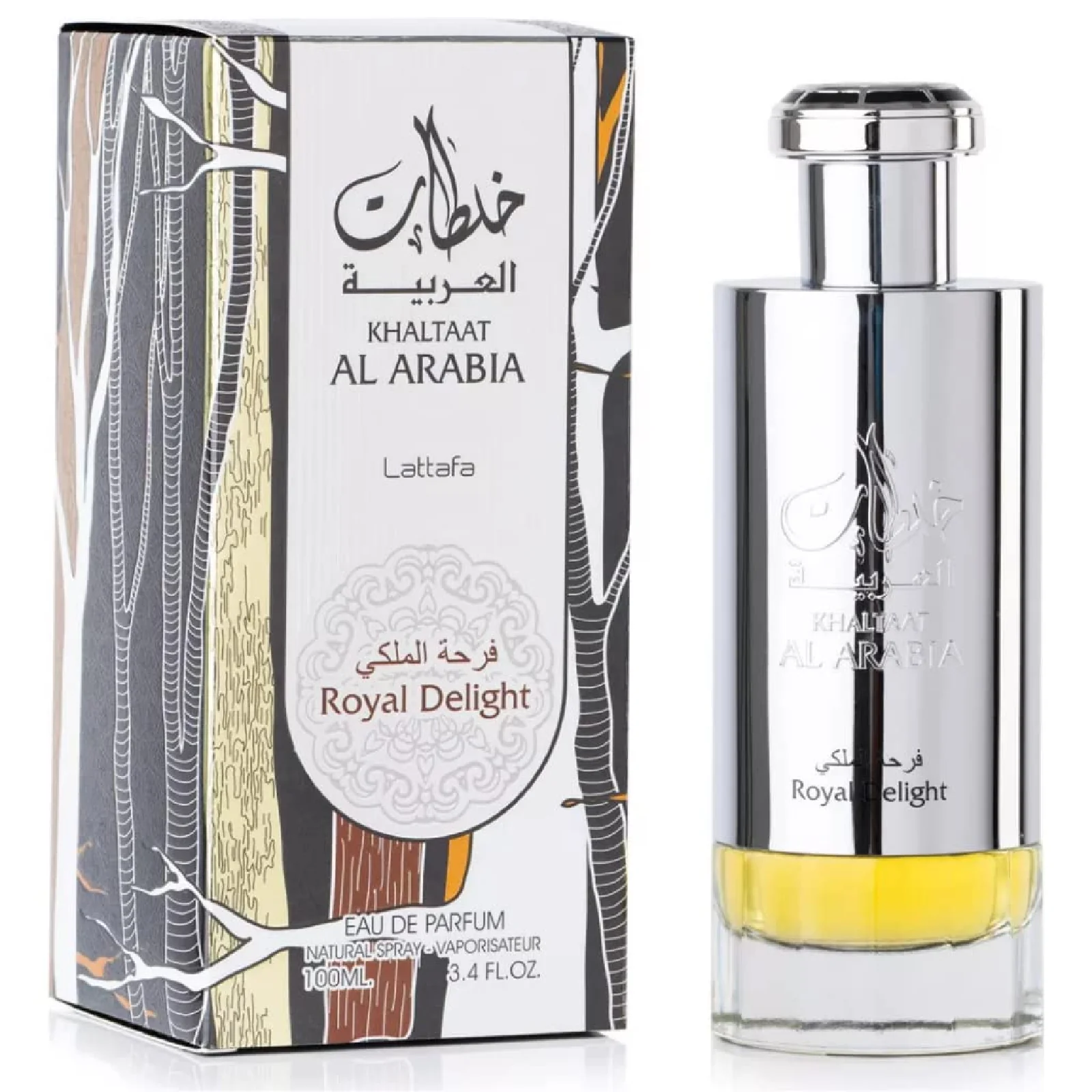 Lattafa Khaltat Al Arabia Royal Delight (Silver) Eau de Parfum for Men - Image 2