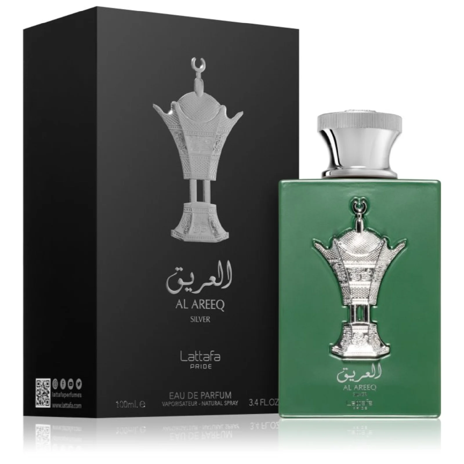 Lattafa Pride Al Areeq Silver Eau de Parfum for Everyone - Image 2