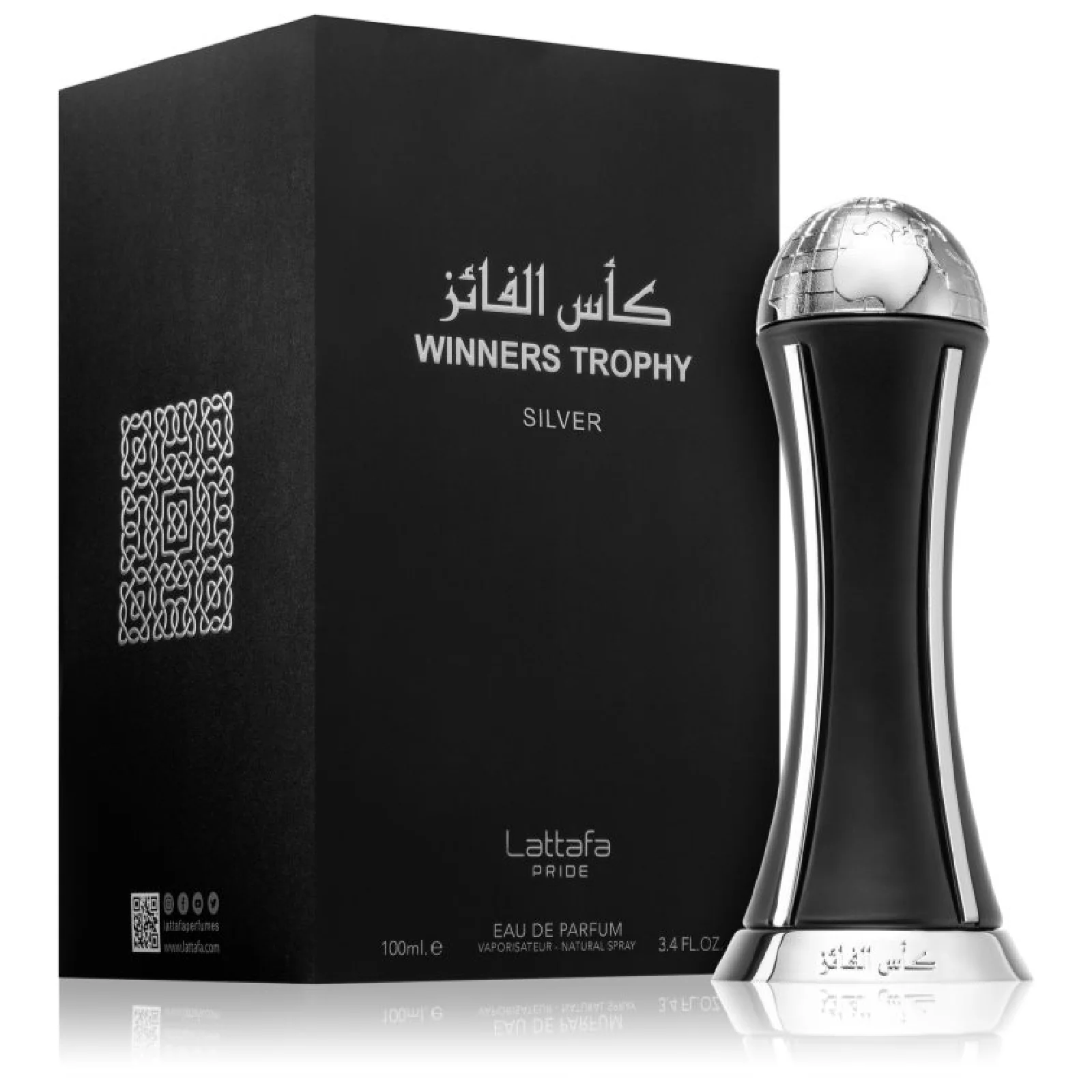 Lattafa Pride Winners Trophy Silver Eau de Parfum for Everyone - Image 2