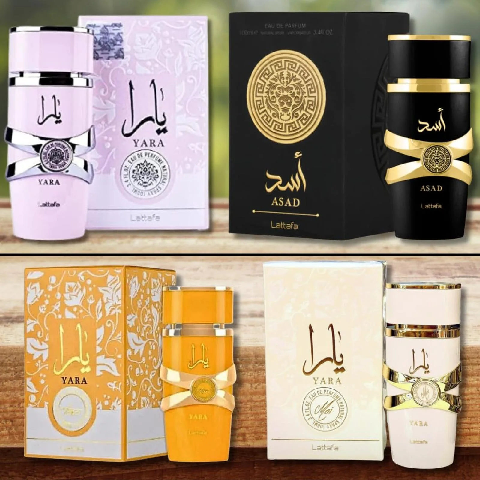 Lattafa Yara, Yara Moi, Yara Tous & Asad Fragrance Bundle for Everyone - Image 3
