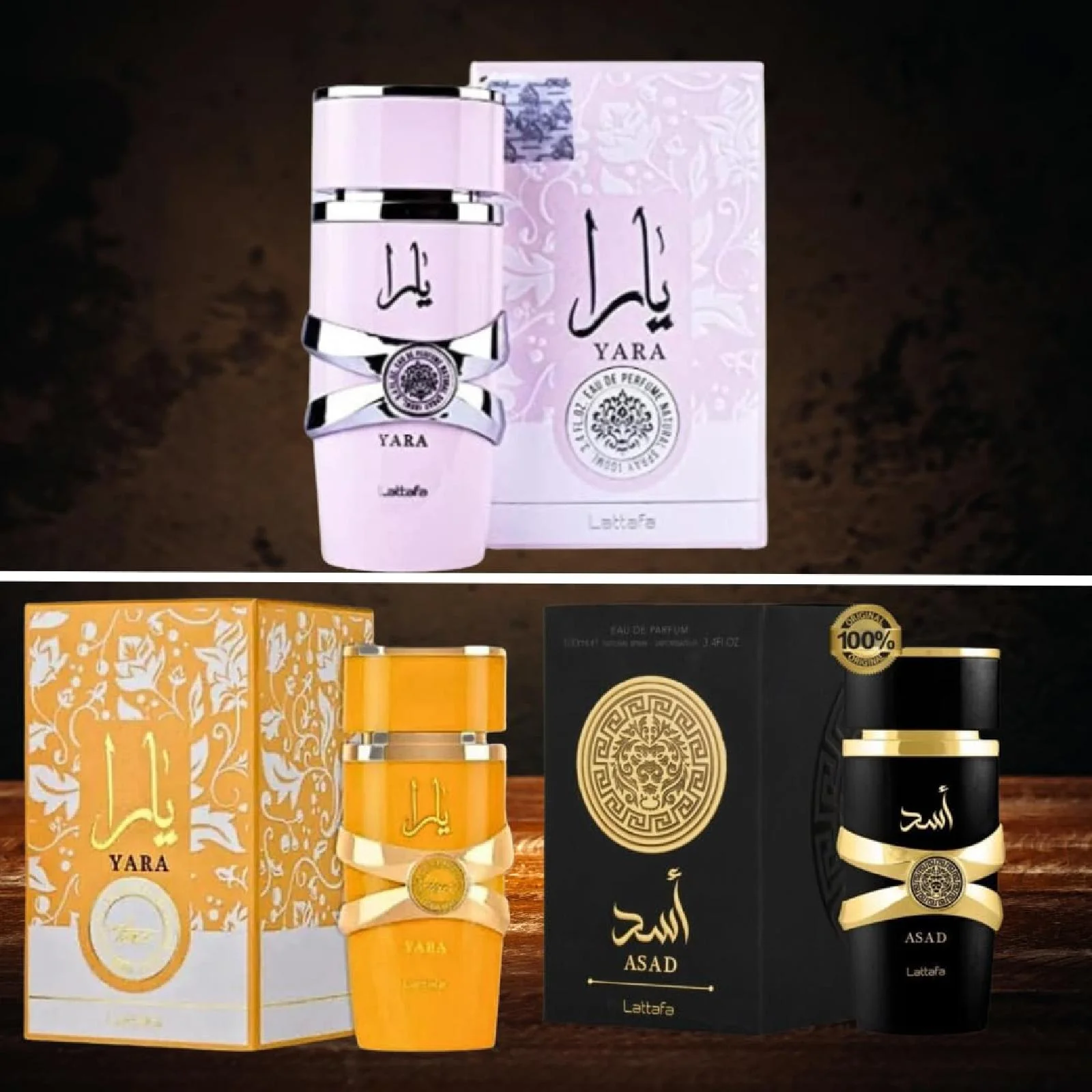 Lattafa Yara, Yara Tous & Asad Fragrance Bundle for Everyone - Image 2