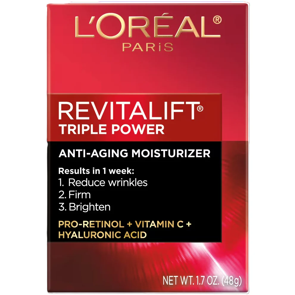 Loreal Revitalift Triple Power Anti Aging Day Cream Moisturizer - Image 2