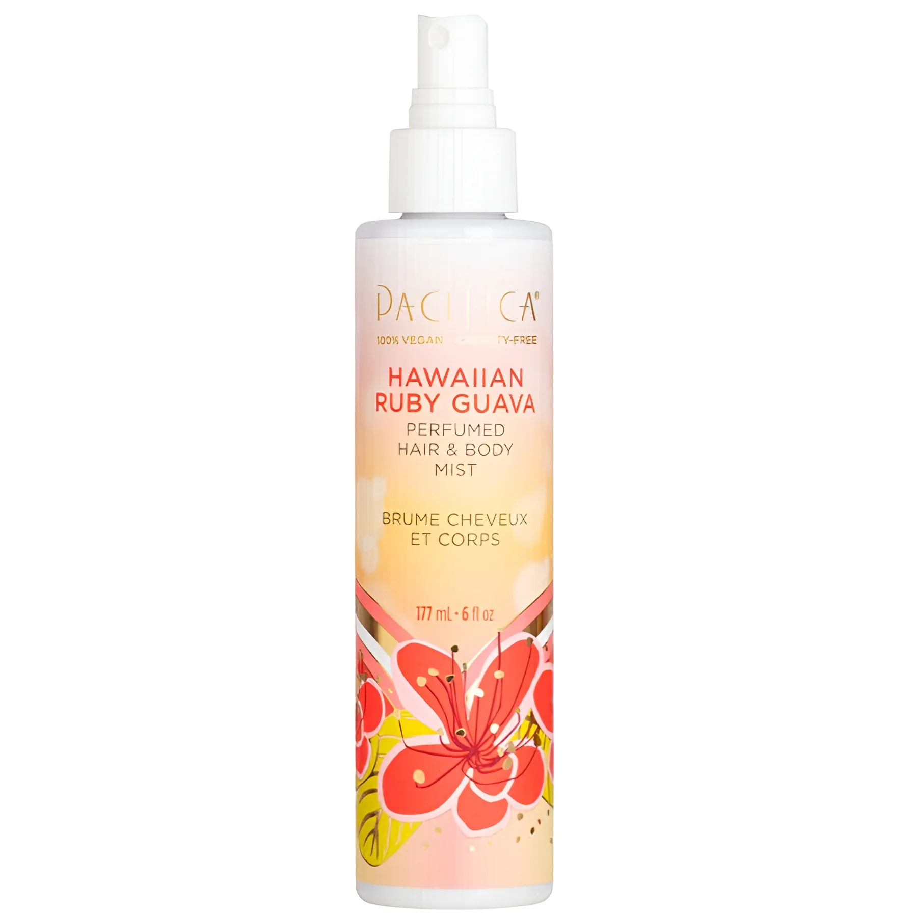 Pacifica Hawaiian Ruby Guava Perfumed Hair and Body Mist for Women