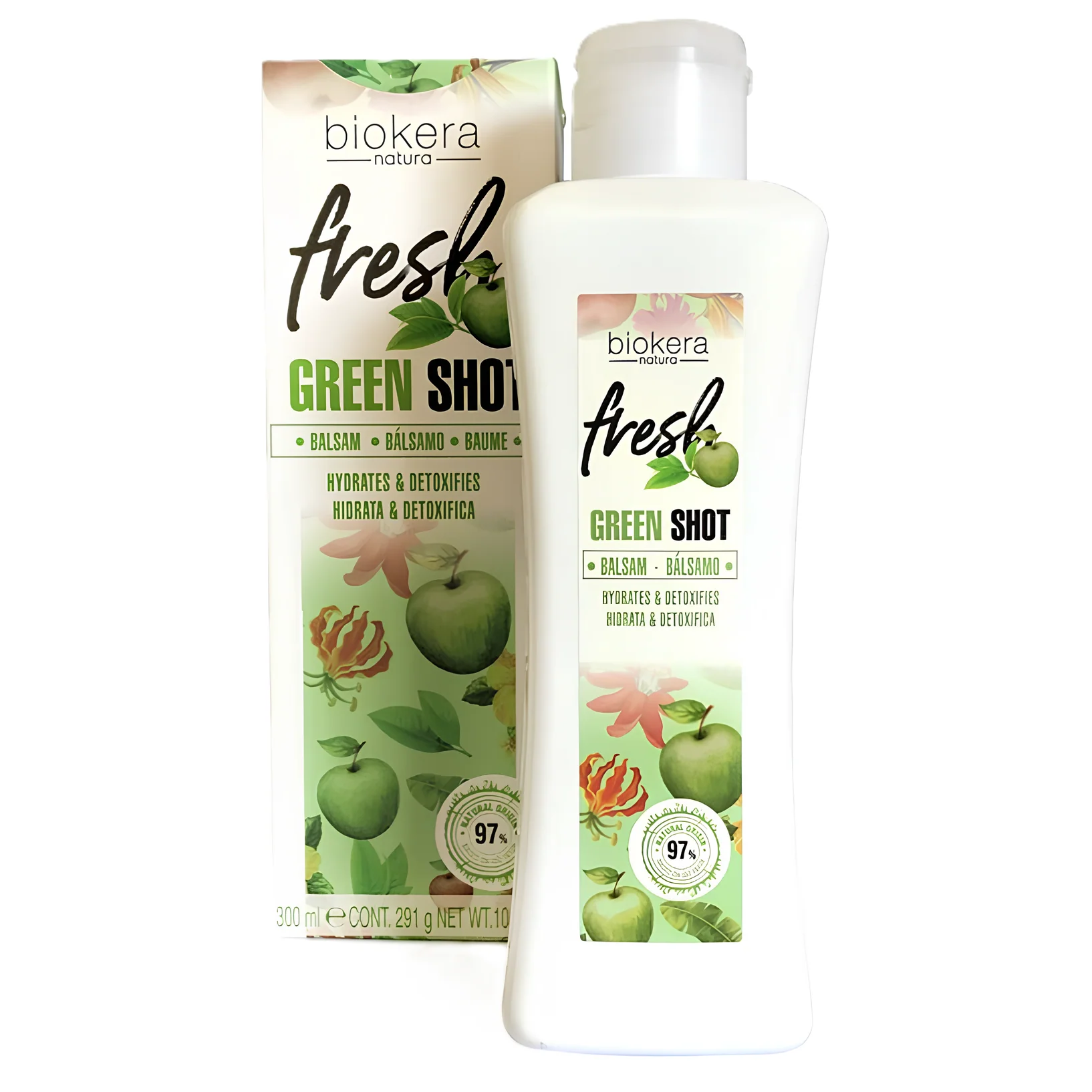 Salerm Biokera Natura Green Shot Balm With Balsam - Image 2