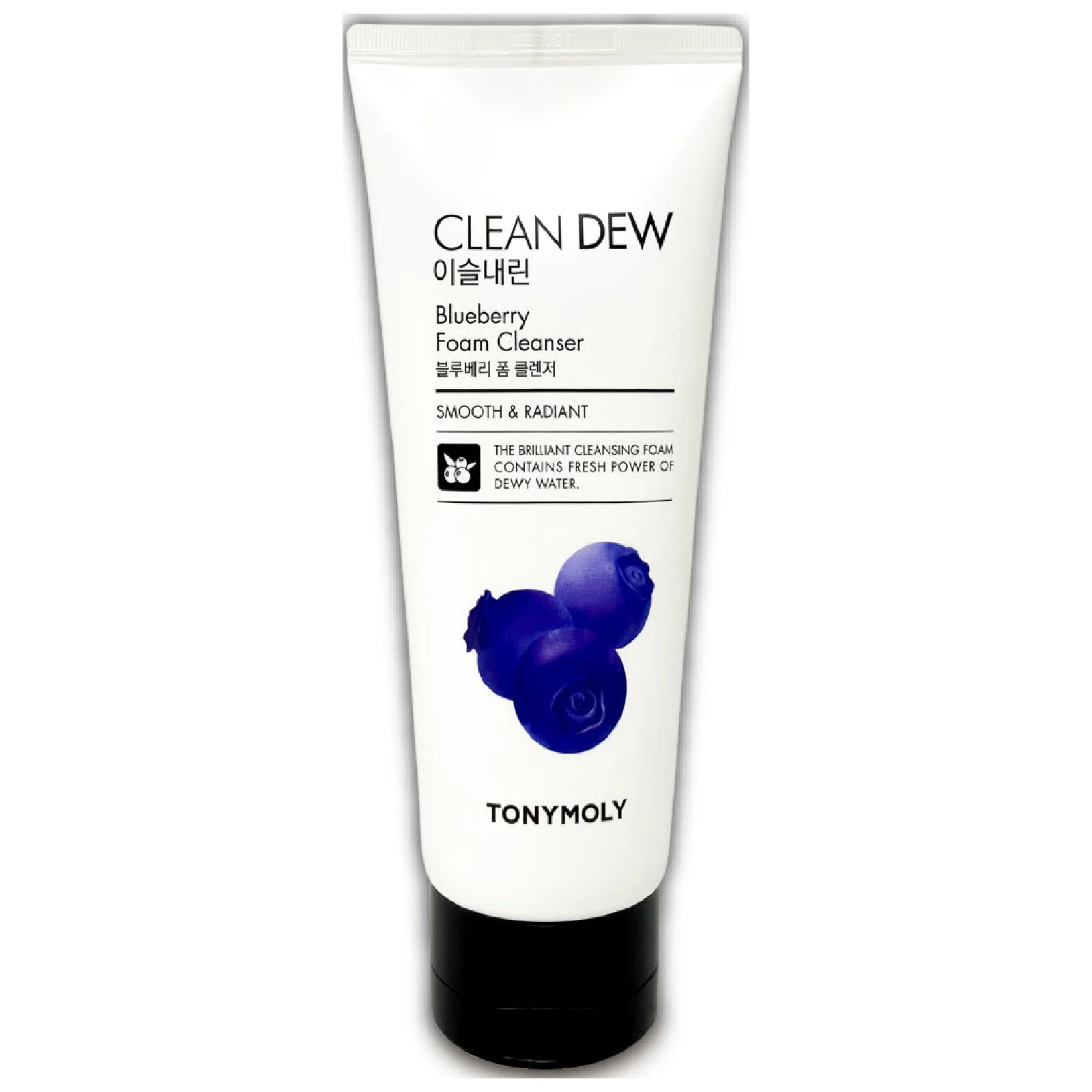 Tonymoly Clean Dew Smooth & Radiant Blueberry Foam Cleanser