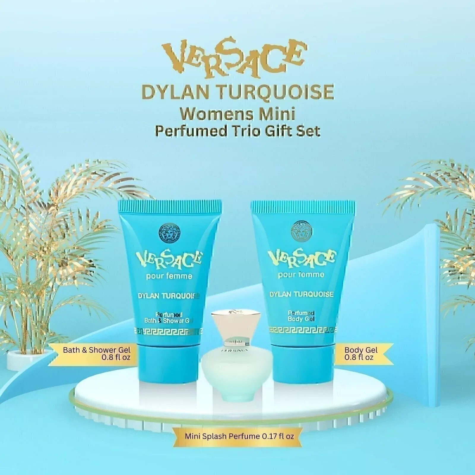Versace Dylan Turquoise Pour Femme Gift Set for Women - Image 3