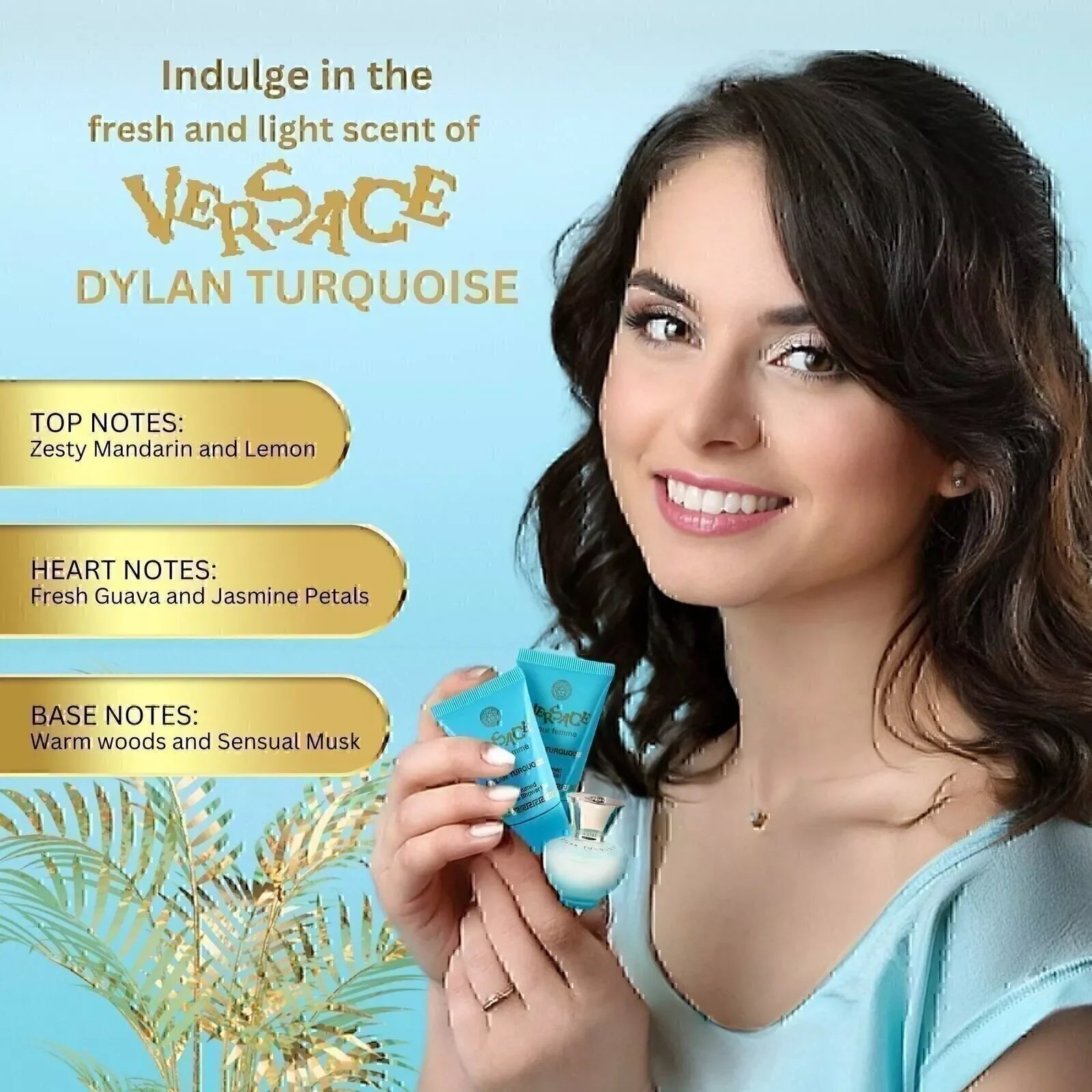 Versace Dylan Turquoise Pour Femme Gift Set for Women - Image 6